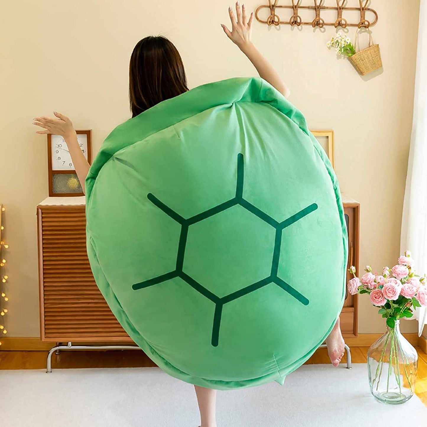 Wearable Turtle Shell Pillows - Green